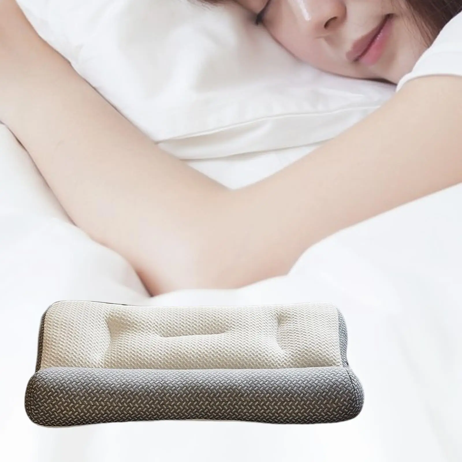Ergonomic Neck Pillow Comfortable Cervical pillow Pillow for Sleeping Sleeping Pillow for Front Back Stomach and sleeper Hotel