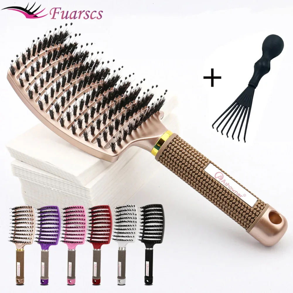 Best of Detangle Hairbrush Women Hair Brush Massage Comb Anti Klit Brushy Haarborstel Scalp Curly Combing Brushes Hairdressing Tools Reviews & Tips