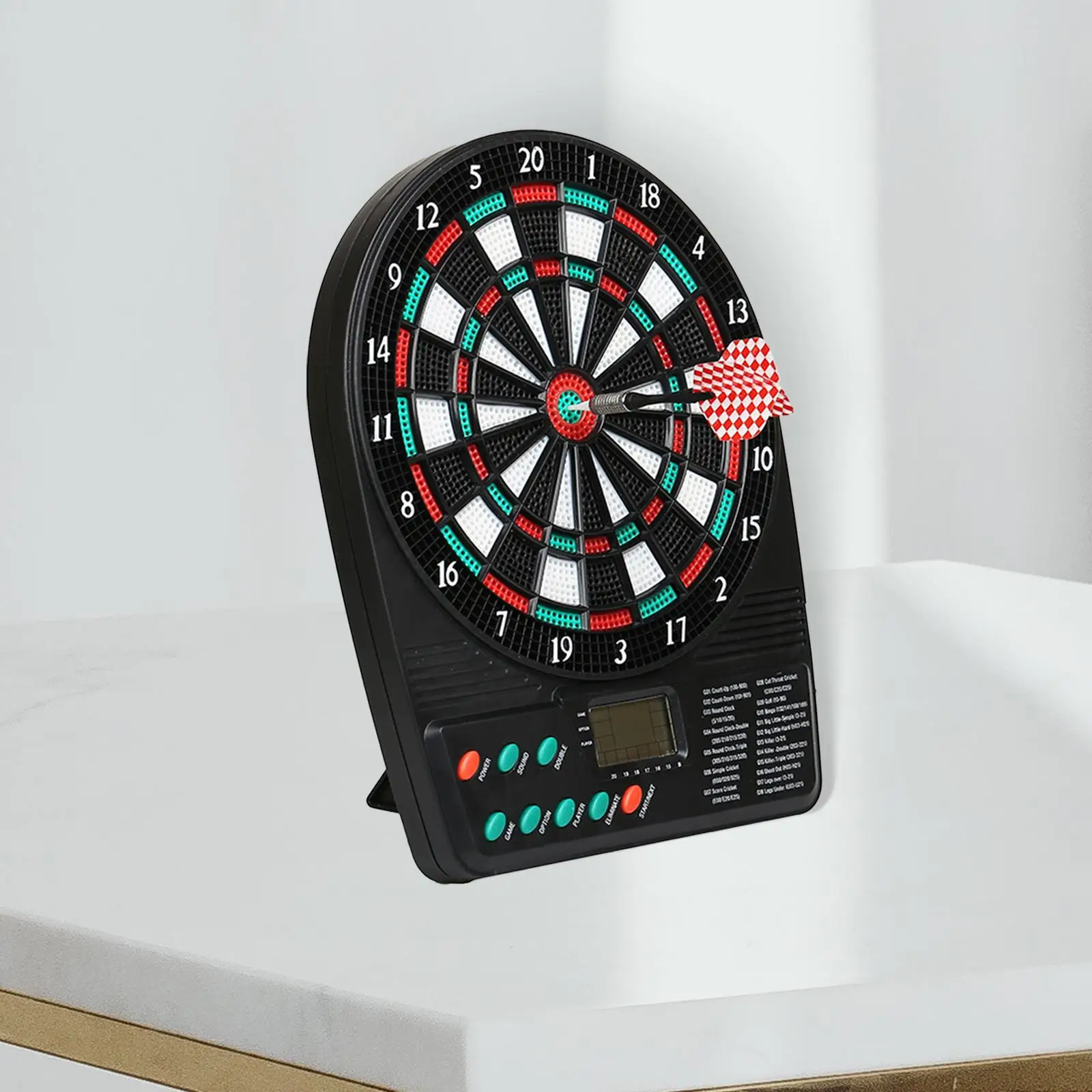 Electronic Dart Board Soft Darts Automatic Scoring Sports Actvities Target Board Dart Plate for Garden Yard Indoor