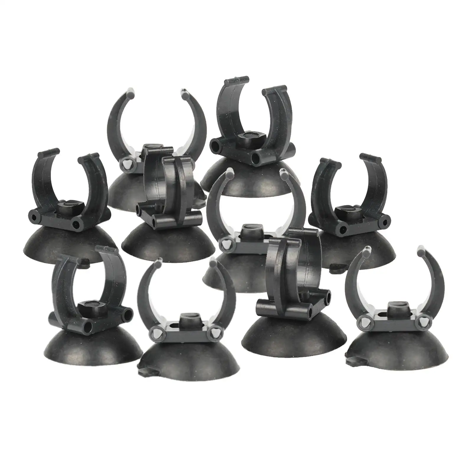 10 Pieces Aquarium Heater Suction Cups Fixing Clip Heating Rod Holders Clamps 35mm Diameter for Fish Tank Accessories