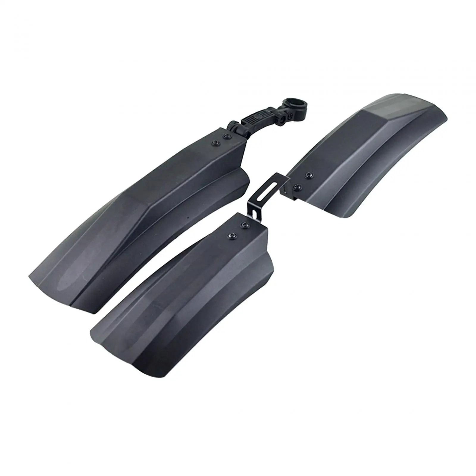 Bike Fenders Front and Rear Lengthen Widen Black Bicycle Tire Mudguard for Mountain Bikes Bike Traveling Snow Bikes Riding