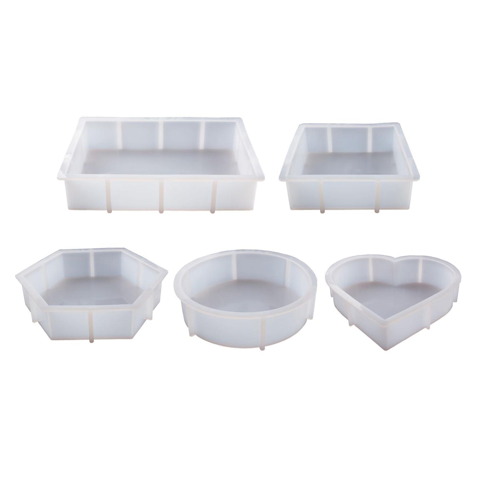 Description Picture 2 of itemSilicone Mold Epoxy Casting Mould Non-Stick DIY Craft Resin Mold for Jewelry Making Concrete Home Decor Polymer Clay Wedding