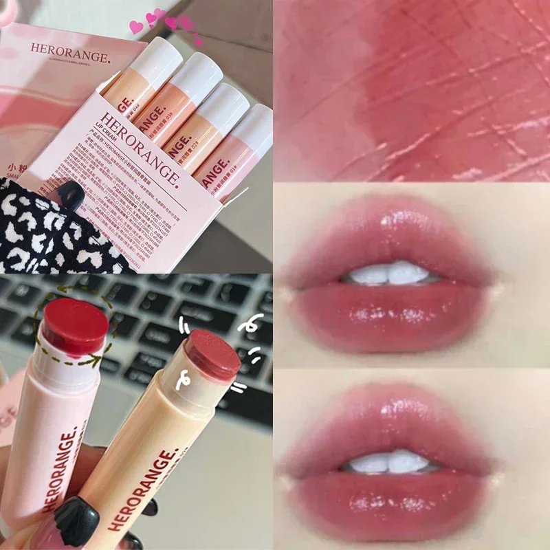 Best of Colored Lip Balm Set Moisturizing Clear Rose Black Tea Lipstick Primer Nude Makeup Cute Jelly Tinted Lip Gloss Plump Lip Care Reviews & Tips