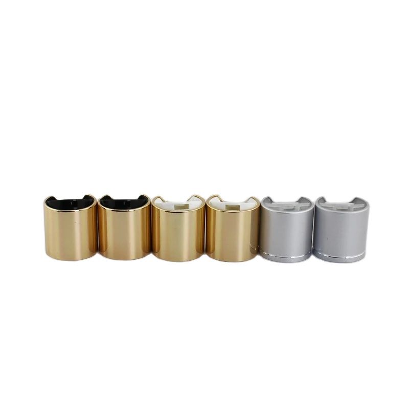 Best of 100pcs Silver Disc Top Caps With Aluminum Collar 24 410 Gold Shampoo Cap Plastic Bottle Container Cap Push Pull Press Caps Reviews & Tips