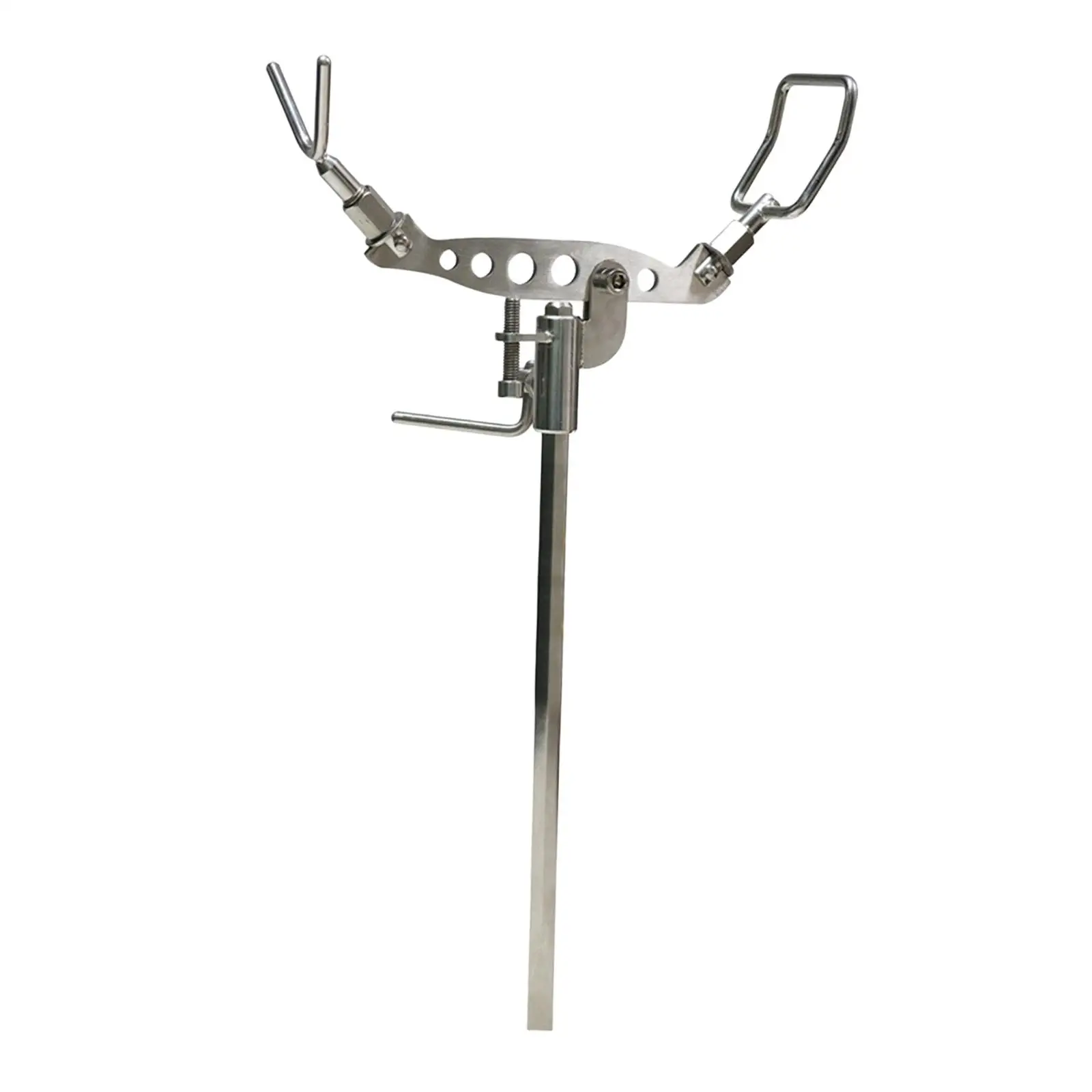 Fishing Pole Rod Stand Ground Support Fodable Stainless Steel Adjustable