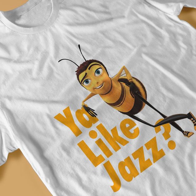 Ya Like Jazz Hipster Polyester TShirts Bee Movie Barry B Byson Cartoon Men  Style Streetwear T Shirt O Neck - AliExpress