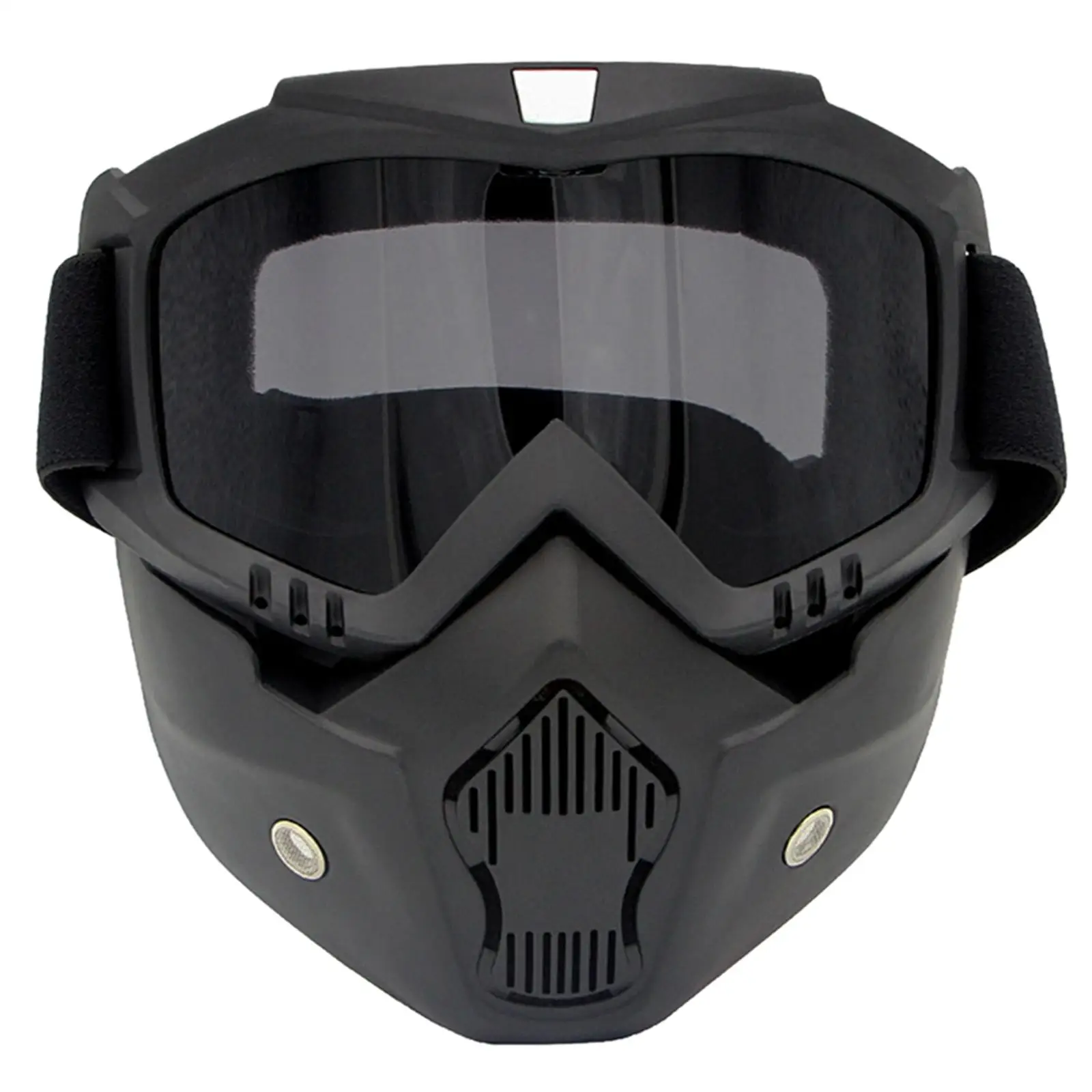 Motorcycle Goggles with Detachable Mask for Riding Ski Snowmobile 