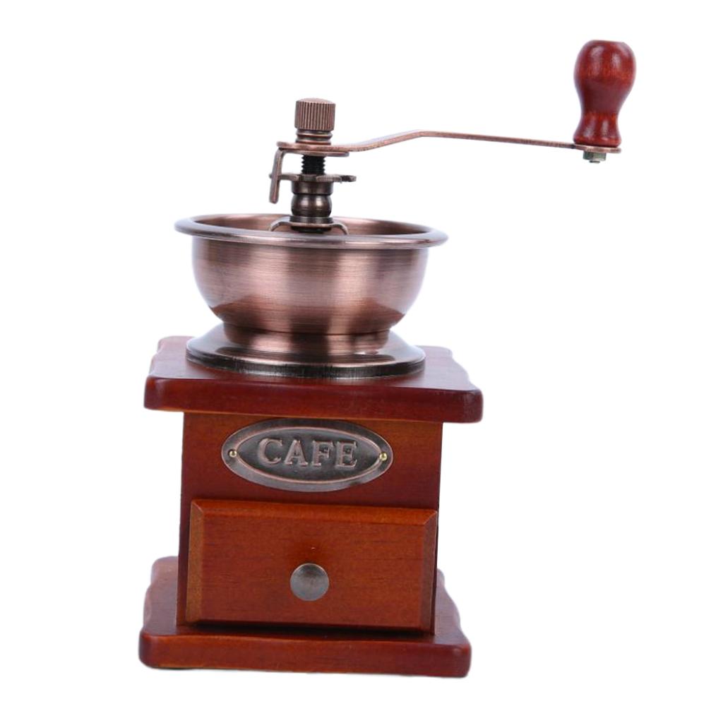 Manual Coffee Bean  Adjustable Coarseness Wooden Hand Roller 