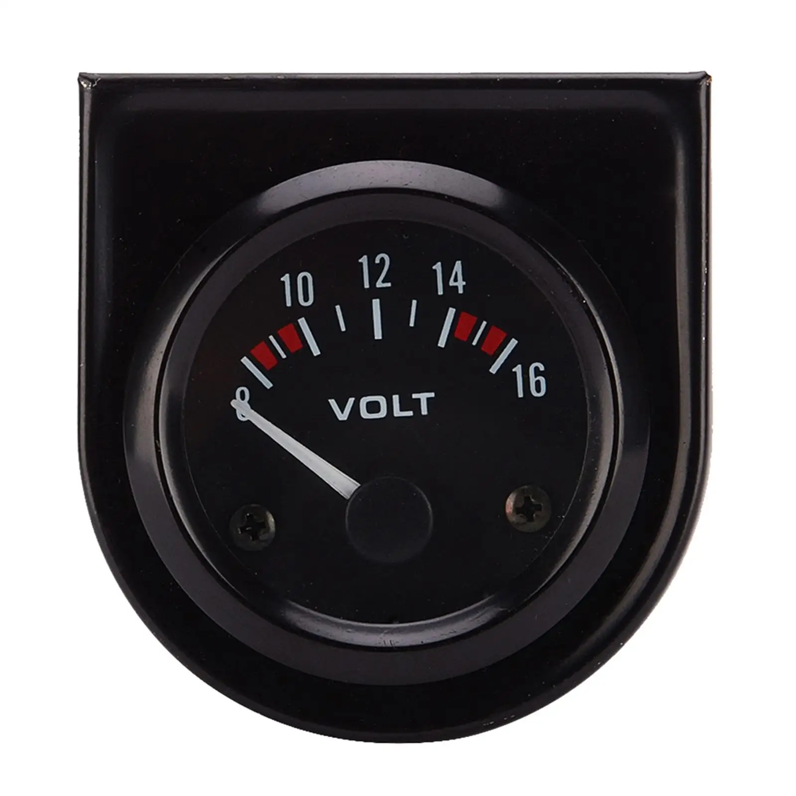   meter Meter 8 ~ 16V 52mm Black Car Interior Accessory