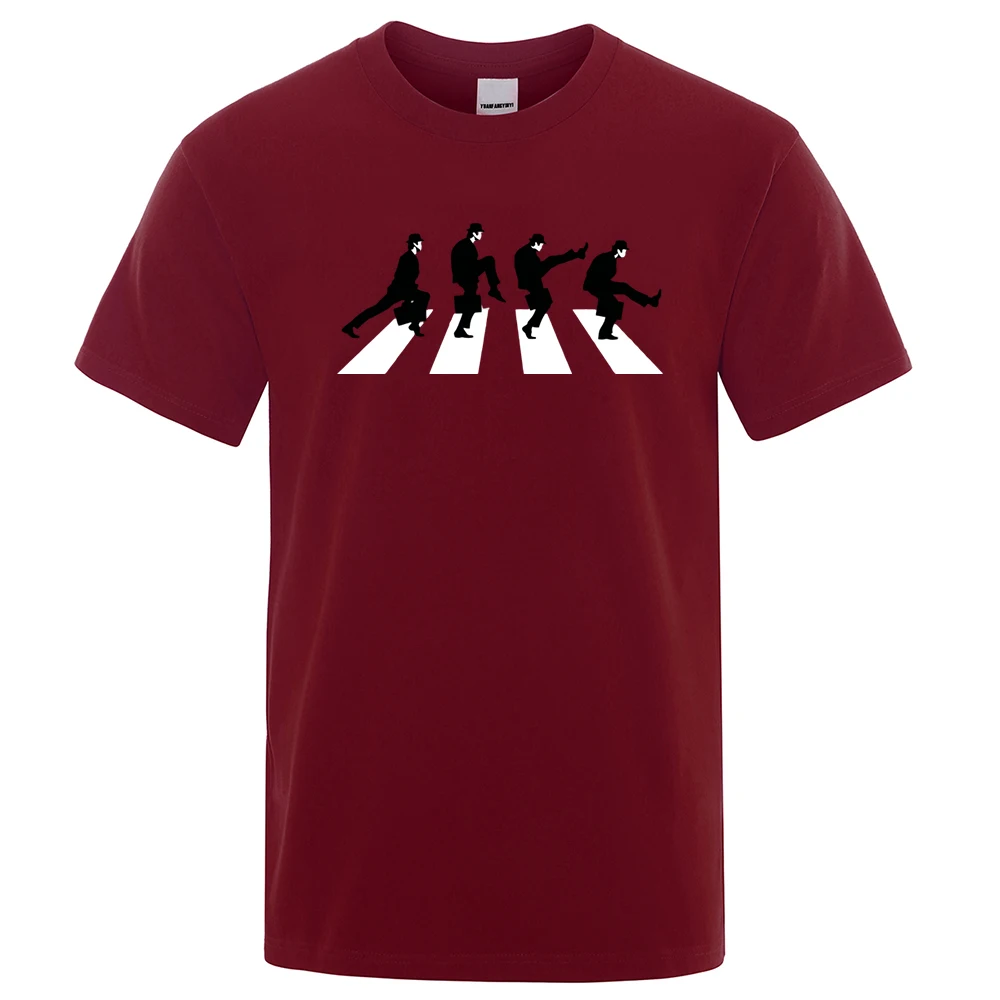 teekossc - Camiseta con estampado de Monty Python para hombre, camisa de manga corta, informal, de marca, de verano, 2023