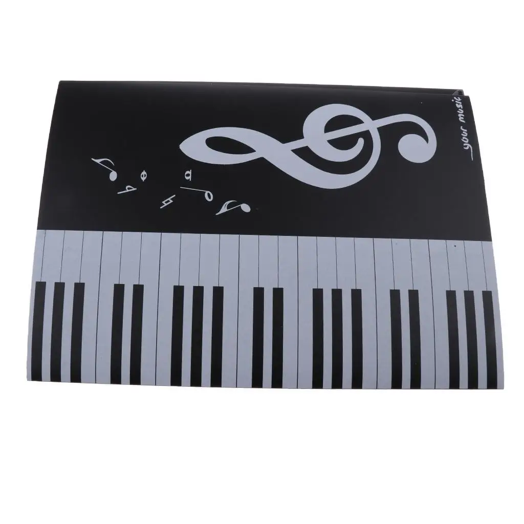 Tooyful Three Fold Piano Sheet Music Folder Music Score Clips Holder Parts for Music Lovers