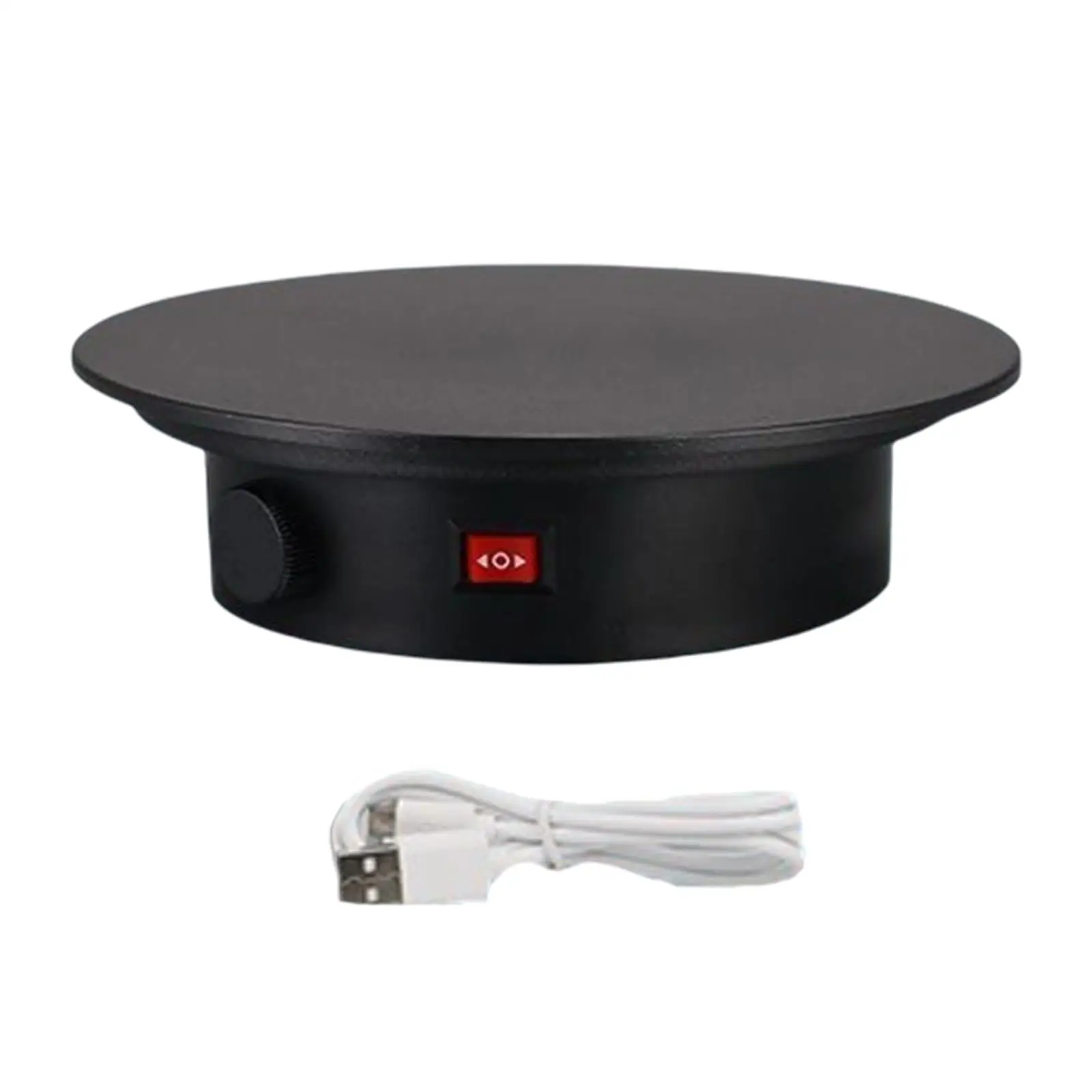 360 Degree Rotating Display Stand 15kg Load 20cm for Live Video Photography