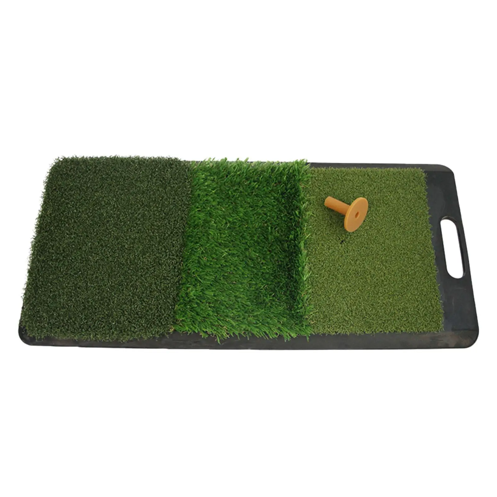 Golf Game Mat Indoor Outdoor Game Golf Hitting Mat Artificial Grass Golf Training Aid for Adults and Family for Backyard