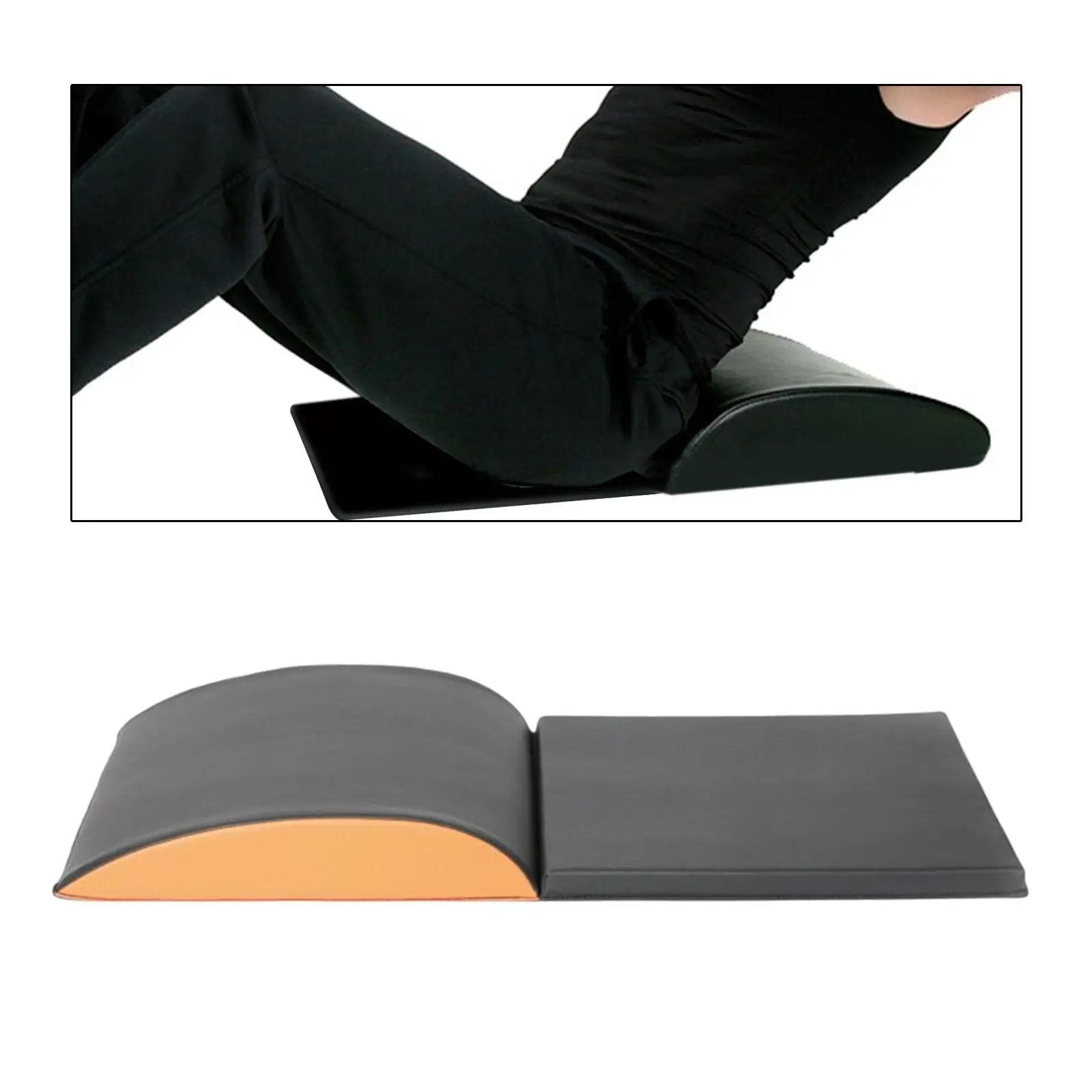 Foldable Ab Exercise Mat Abdominal Core Trainer Pad Lower Upper Back Back Support Adults Sit up for Workout Home Exercise