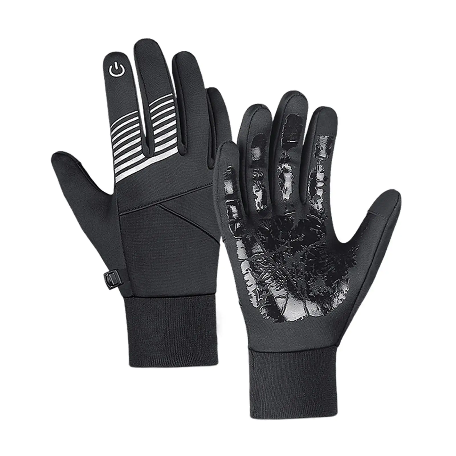 Men Touch Screen Winter Gloves, Lightweight Wear Resistant Thermal Warm Mittens