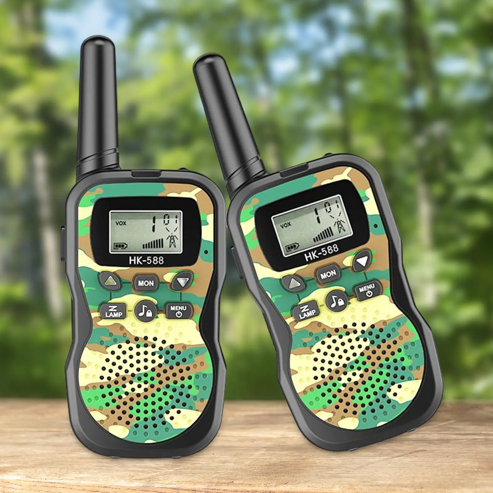 Outdoor Kids Walkie Talkies Toy 2 Way Radios Children Toy for Kids Aged 3 and up Good Performance Smooth Edges Interactive