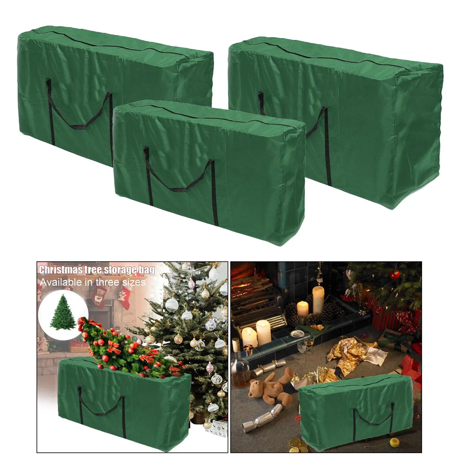 Heavy Duty Christmas Tree Storage Bag Tear Resistant Duffle Bag