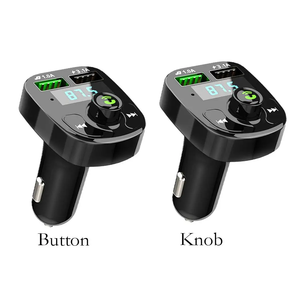 Car Bluetooth FM Transmitter Ports Fast Charger Fast Charging 5.0