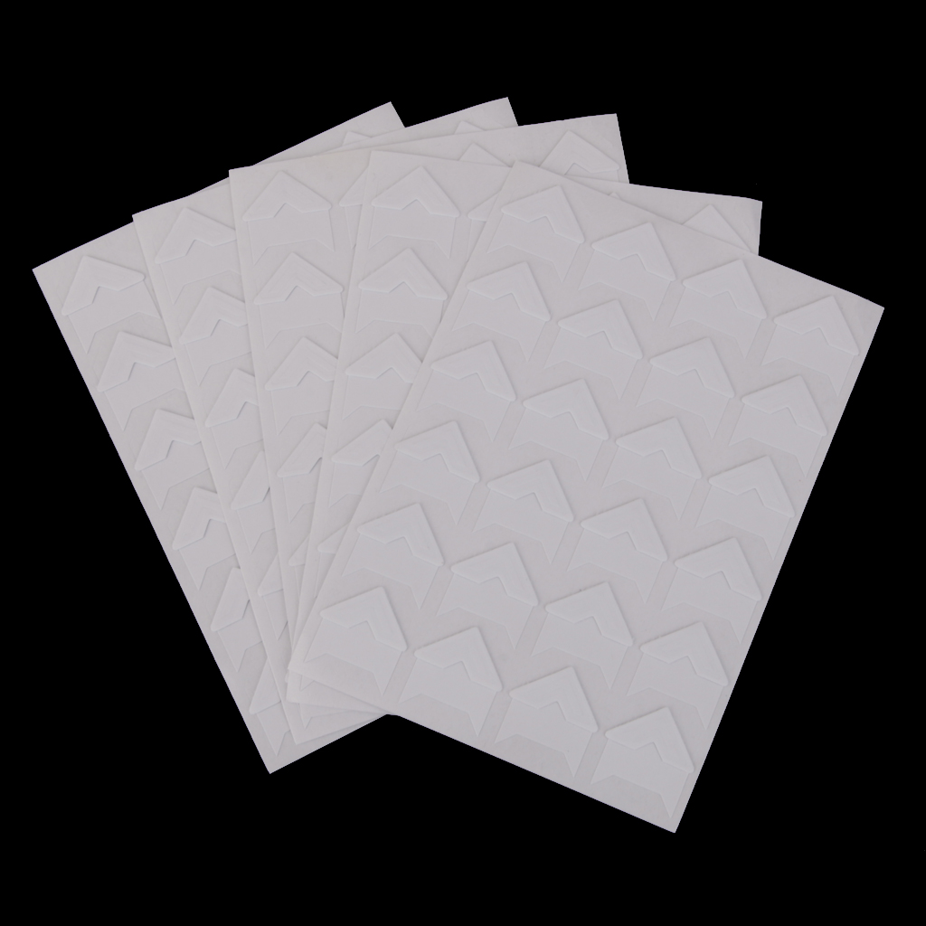 120x Vintage Corner Stickers Album Photo DIY Craft Scrapbook Kraft Picture White