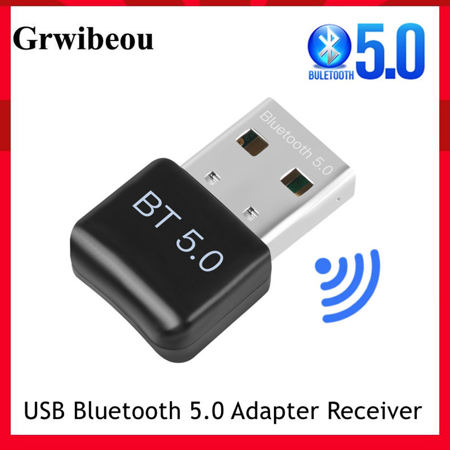 Беспроводной мини USB Bluetooth 5,0 адаптер приемник Grwibeou с низкой  задержкой аудио Музыка Bluetooth 5,0 передатчик для ПК ноутбука | AliExpress