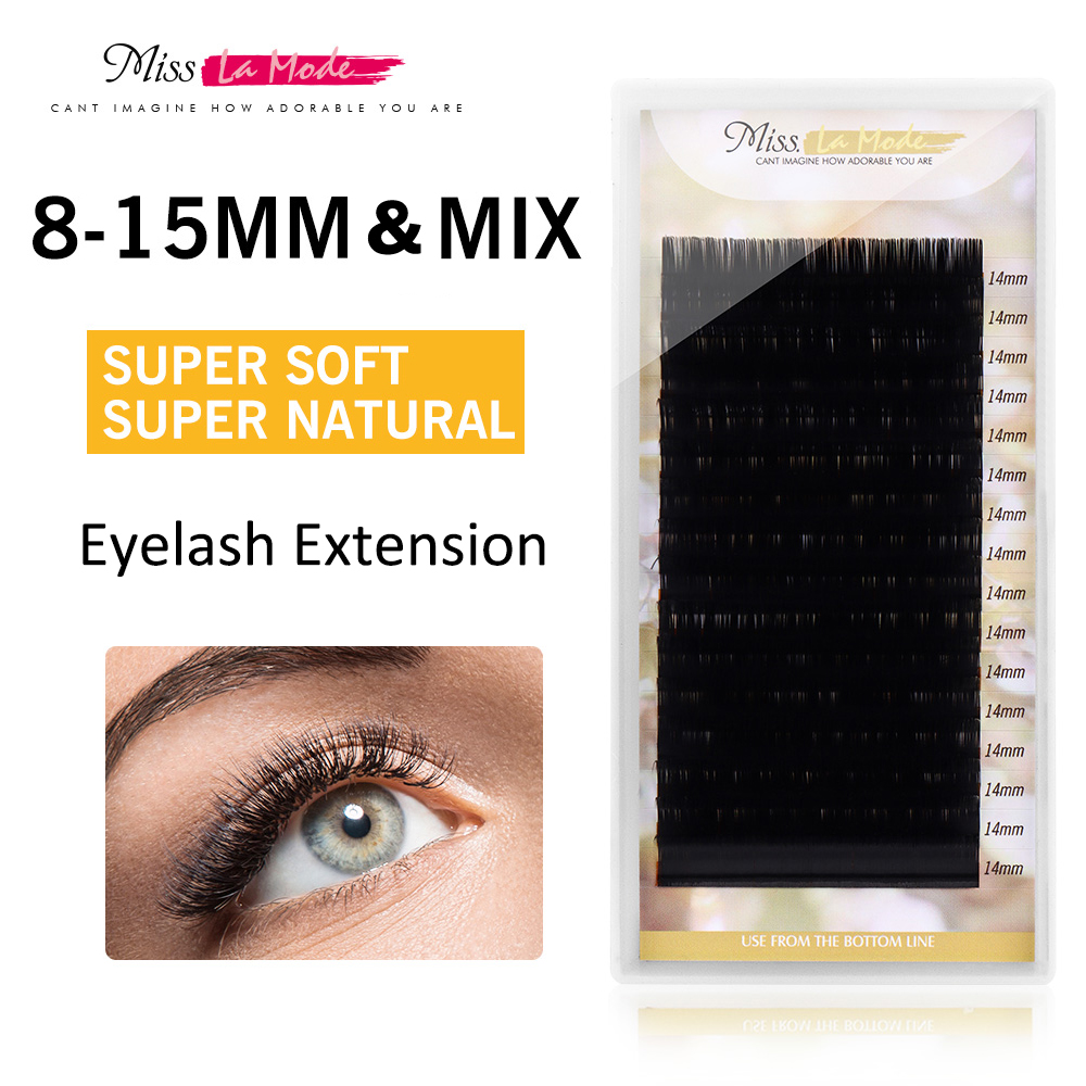 Best of Misslamode All Size 16Rows / Tray 8-15mm Mix Individual Mink Eyelashes Extension Russian Volume Eyelashes Extension Supplies Reviews & Tips