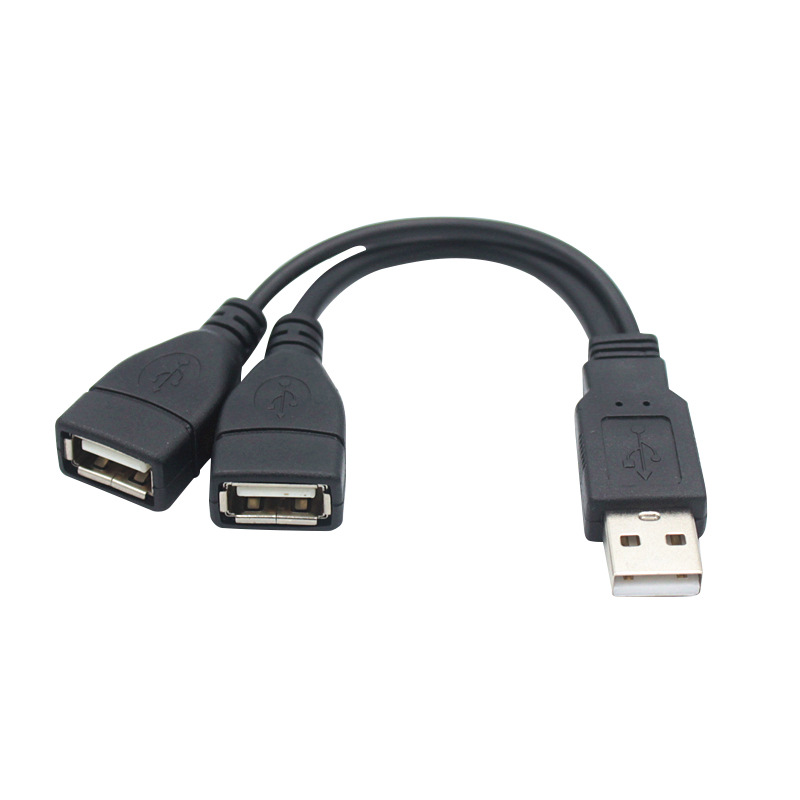 Hochwertiges USB 3.0-Kabel USB-Doppelteiler-Adapter kabel ein bis zwei Buchse zu USB 2 Stecker Lade datenkabel – Detail 4