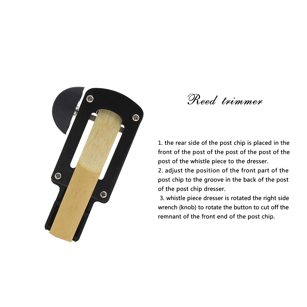 Description Picture 2 of itemSaxophone Reed Cutter Woodwind Accessories Soprano/Alto/Tenor Sax Clarinet Reed Trimmer Musical Instrument Parts Repair Tool