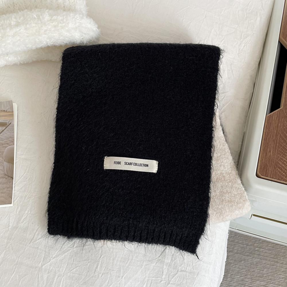 Sciarpa termica da donna lavorata a maglia, morbida, antivento, autunnale e invernale, con collo avvolgente per signora_voghion.com