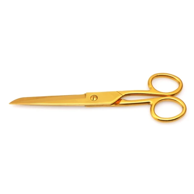 Retro Gold Transparent Acrylic Handle Kitchen Scissors Multifunctional  Sharp Food Scissors - Tailor's Scissors - AliExpress
