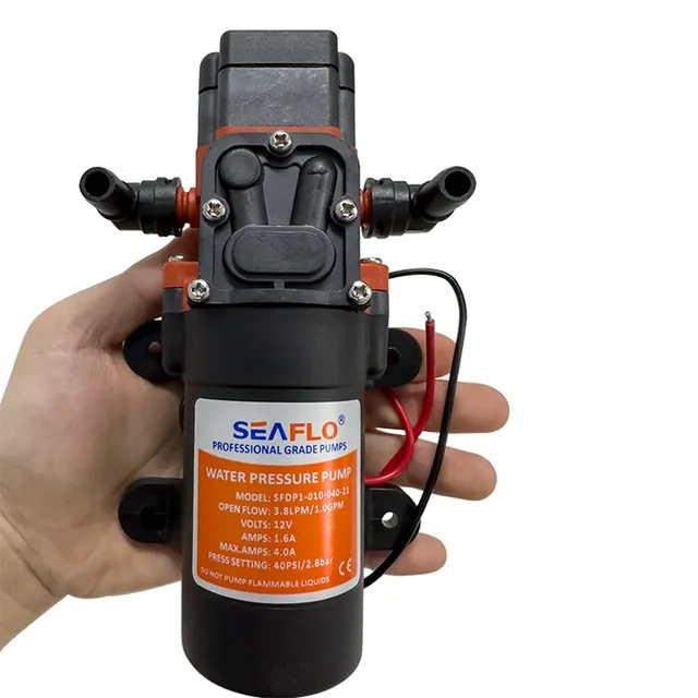 ポータブル 35PSI 12V 海洋水ポンプダイヤフラム自吸ポンプボート