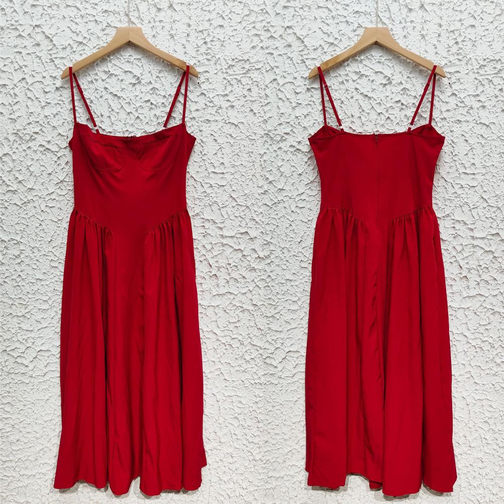 Vestido de verão feminino Bandeau Sling, Espartilho