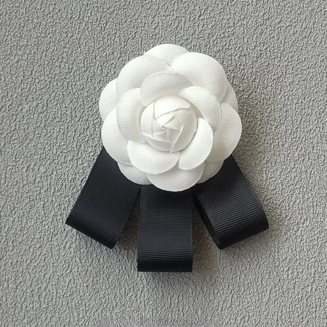 chanel white ribbon