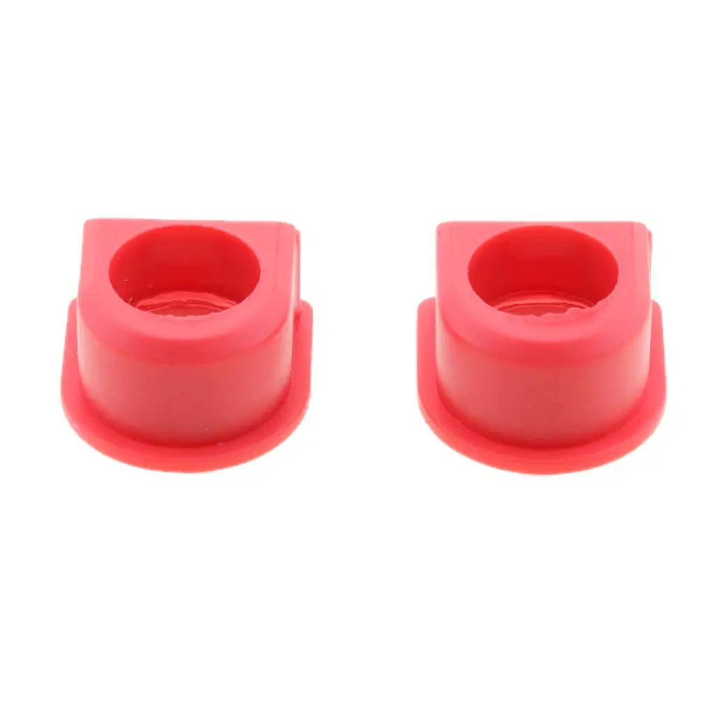 2 Pieces Battery Quick Connect/Disconnect Wire Harness Plug Waterproof Cap Red