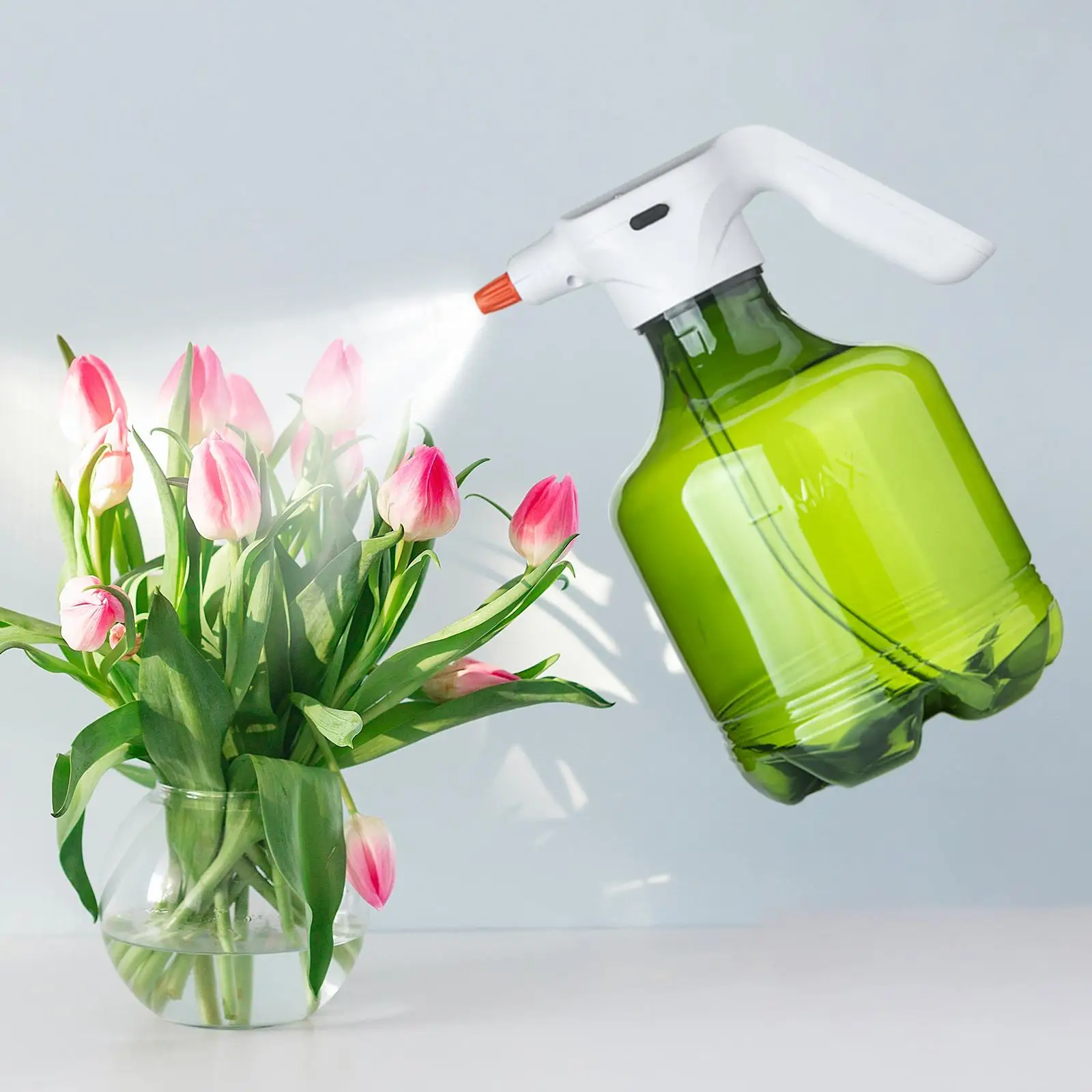 Handheld Electric Plant Mister Spray Bottle 3L Electric Watering Can Lawn Yard Indoor Outdoor Plants Cleaning Home Gardening