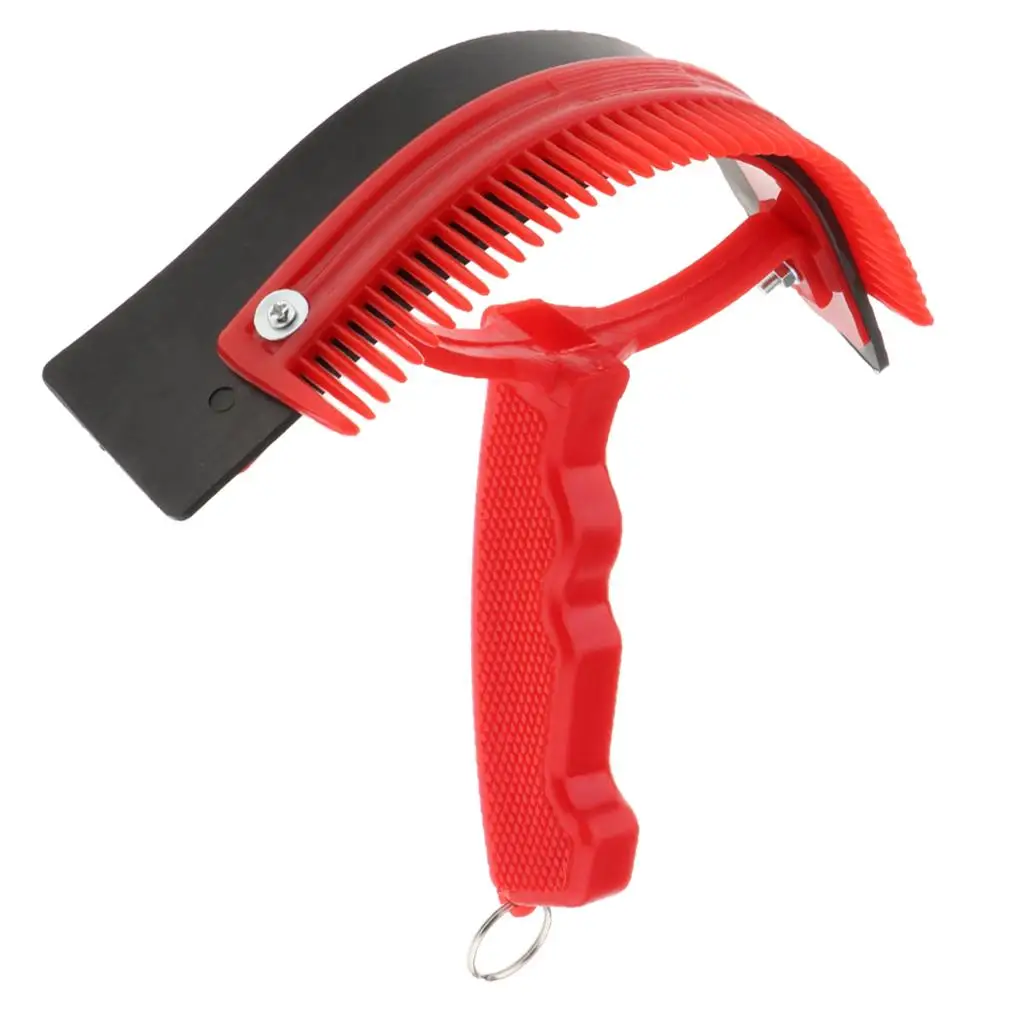 2 In 1 Portable Horse Plastic Sweat Scraper with Soft Touch Gel Handle-Sturdy and Quality