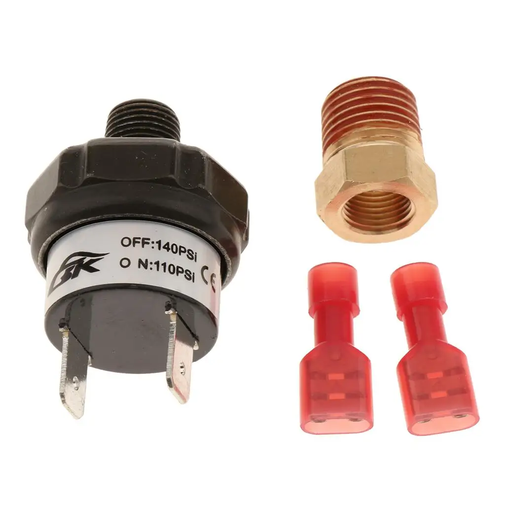 12V Heavy Duty 110/140 PSI Pressure Switch Tank Mount for 12 