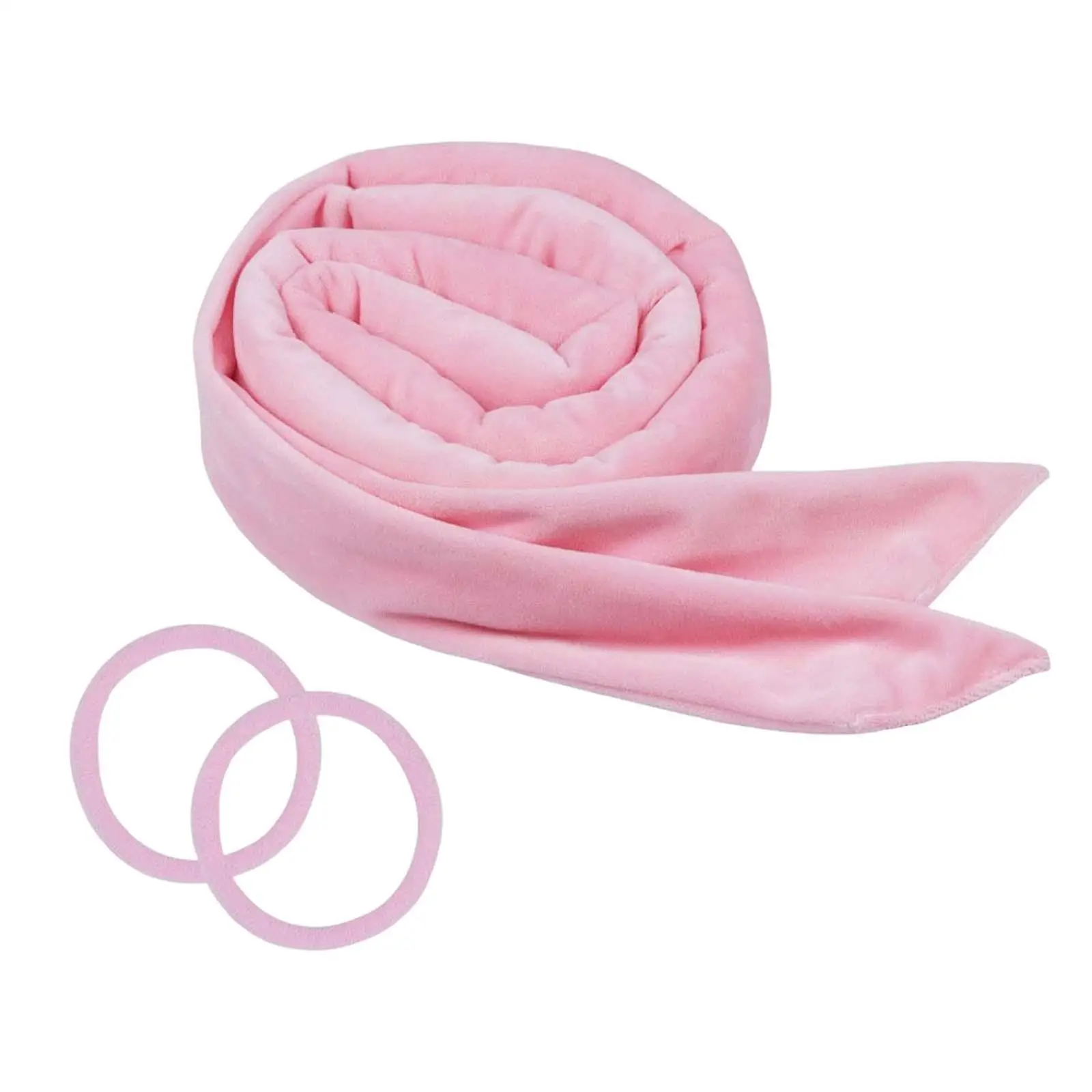 Women Heatless Curling Rod Headband with Scrunchies hair Styling Tools