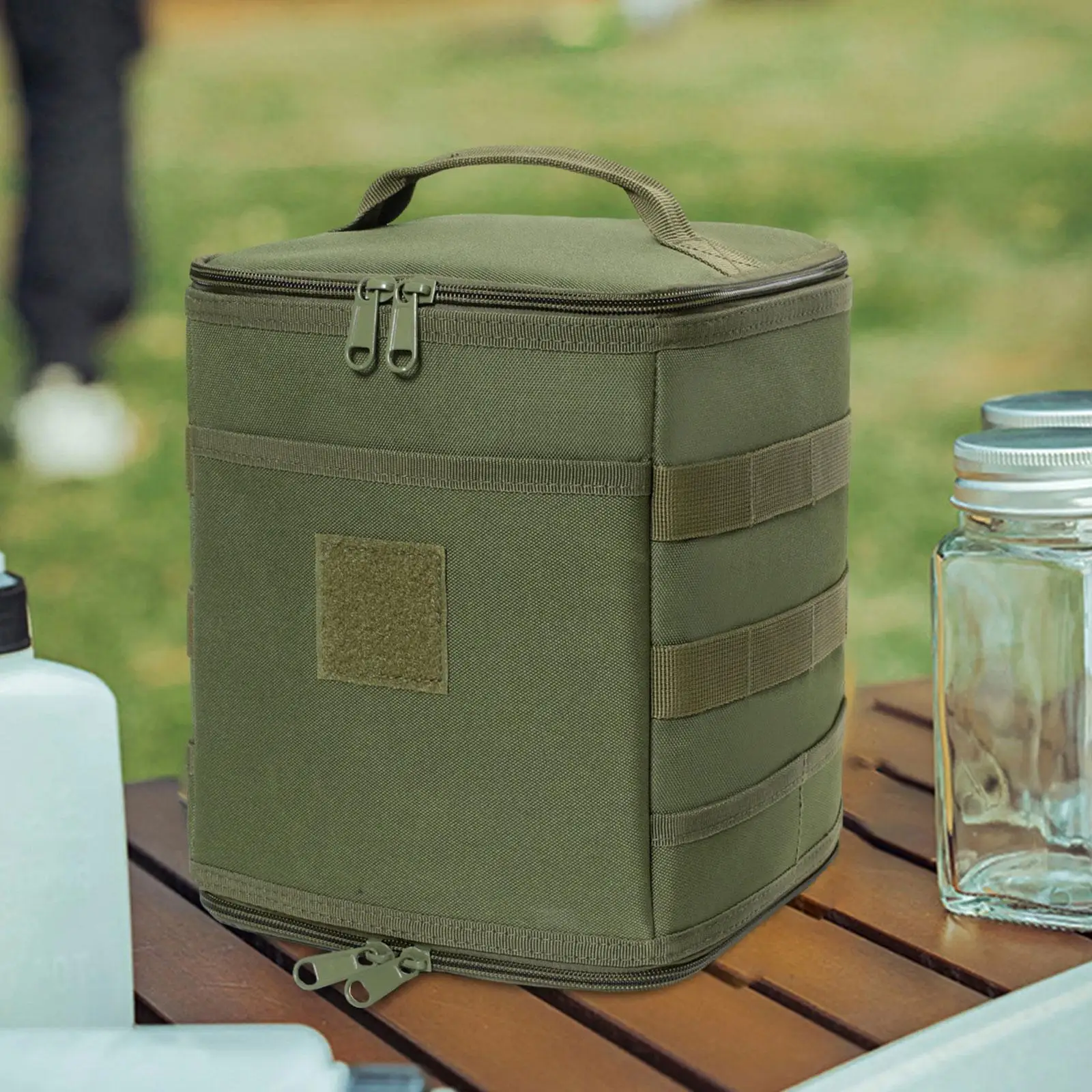 Gas Tank Storage Bag Storage Case Organizer 20L Large Capacity with Handle Camping Lantern Carrying Bag for Camping Picnic