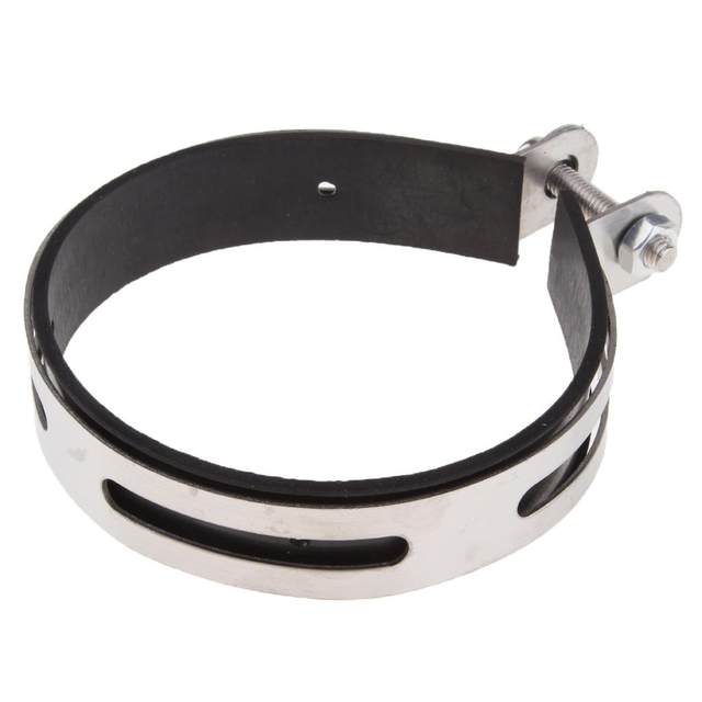 Motorcycle Exhaust Pipe Muffler Clamp Fixed Ring Support Bracket 110mm Abrazadera de tubo de escape tuyau d'echappement