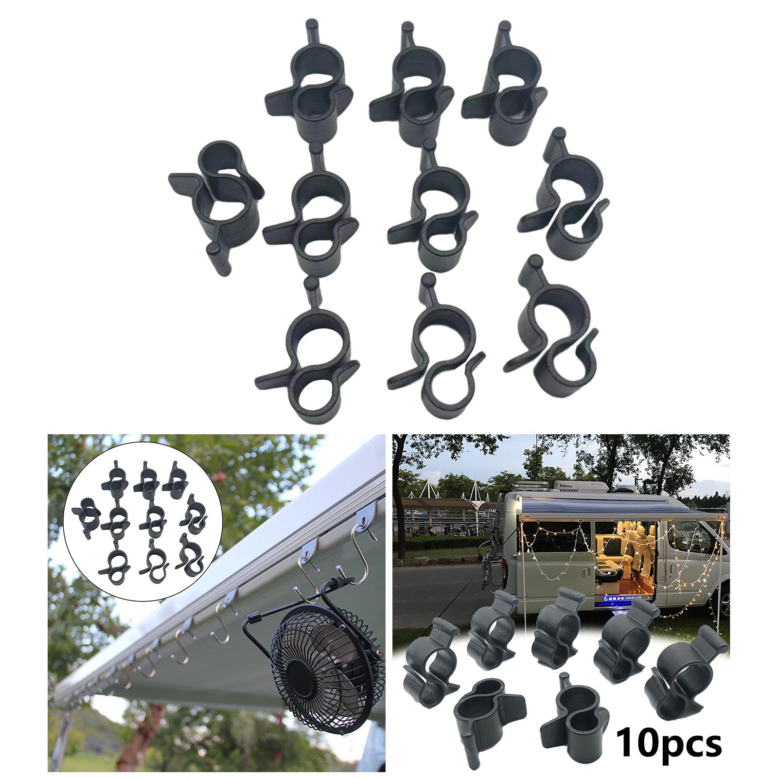 10 Pieces Awning Clips Standard Camping String Light