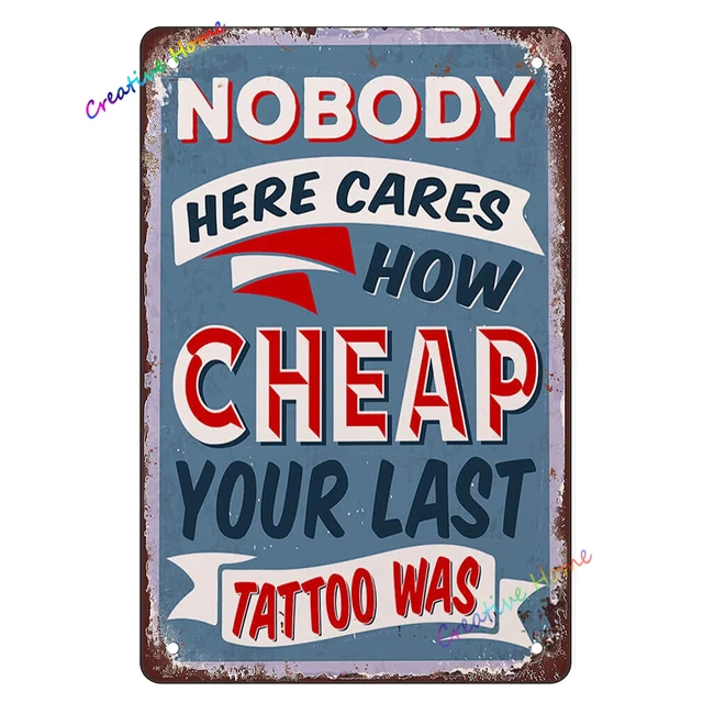 funny tattoo shop signs