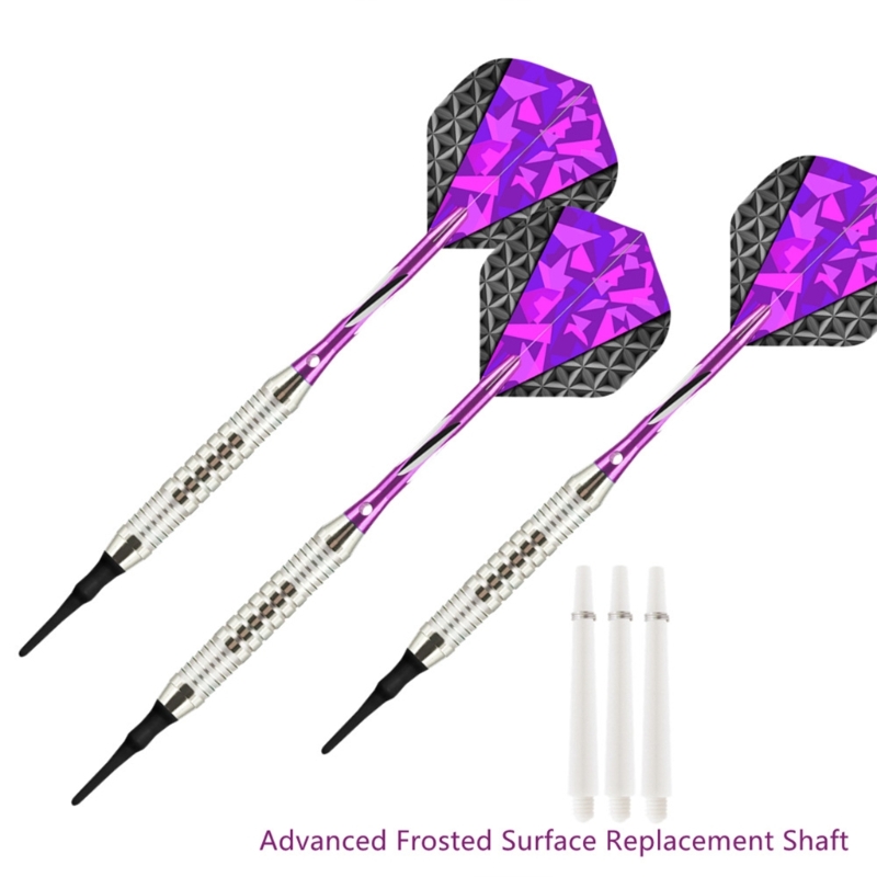 Title 7, 3Pcs/pack 18g Soft Tip Darts Sets PET Flight, A...