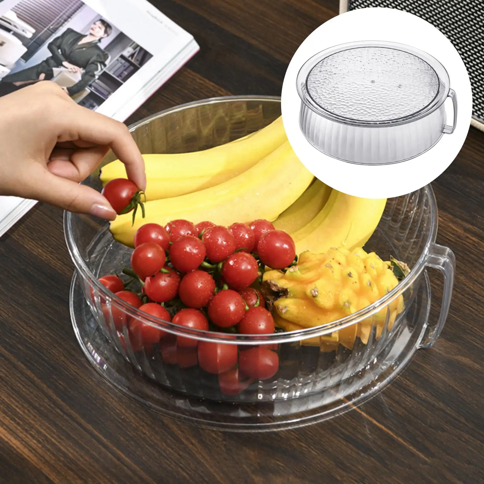 Multi Layer Dish Cover Multi Purpose High Capacity Transparent for Household