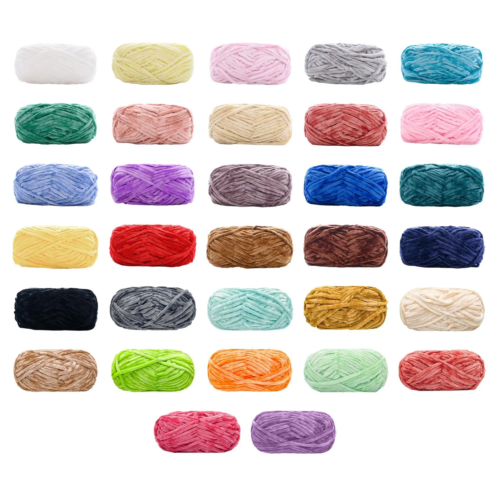 Thick Chunky Yarn Super Bulky Giant Wool Yarn Tube Giant Yarn Hand Knitting Bulky Yarn for Craft Pillow Sweaters Weaving Pet Bed