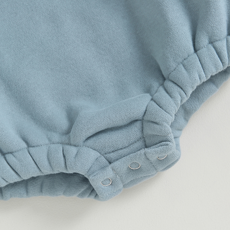 Neugeborene Baby Kleidung kleine Dude Bubs Sweatshirt Blase Stram pler Fleece Pullover Herbst Winter Outfit – Detail 8