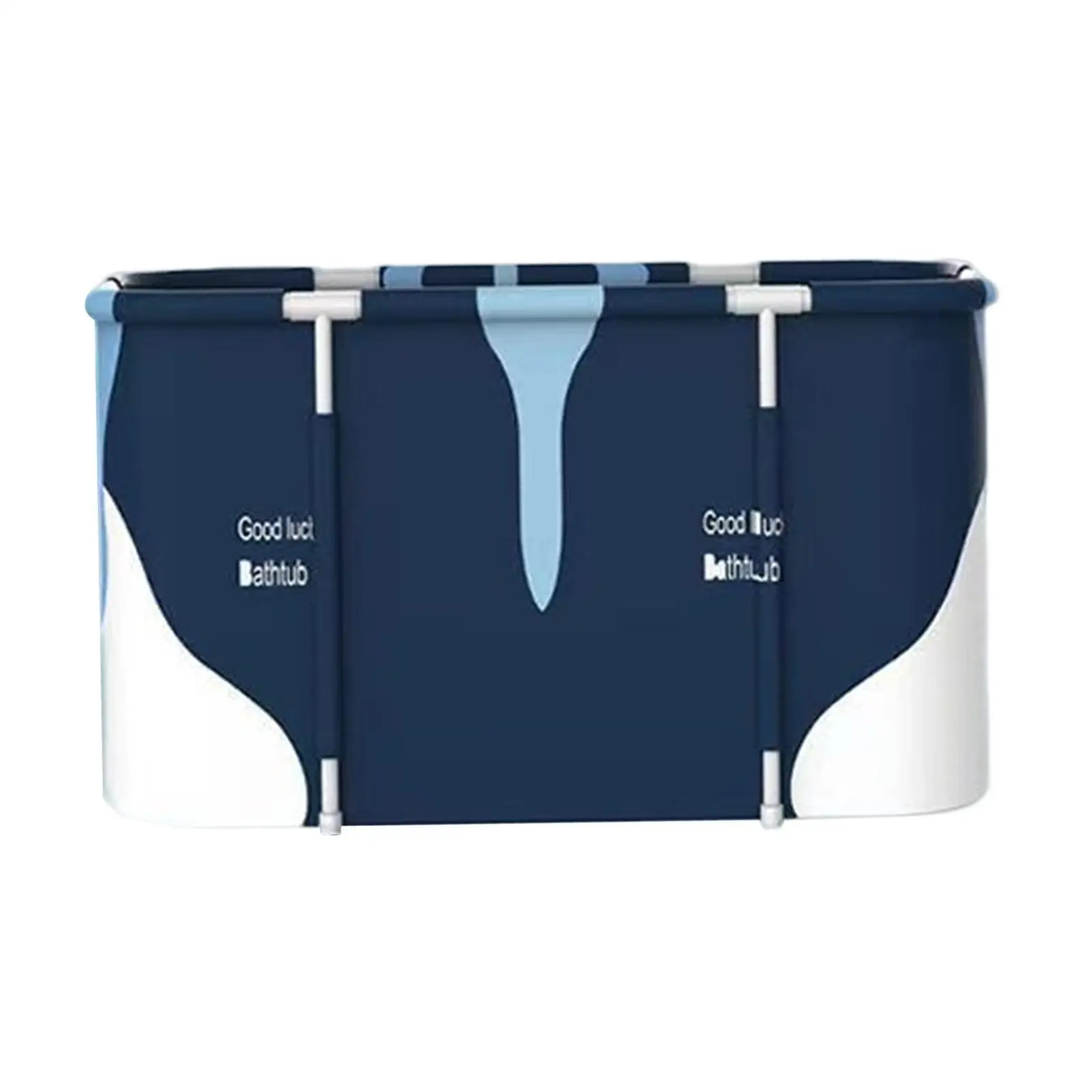 Foldable Swimming Pool Adults Shower Bathing Tub Thickened Nylon Cloth Durable Portable Soaking Bathtub for Camping Home
