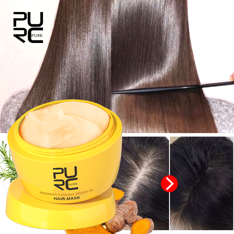 Best of PURC Rosemary Oil Hair Mask For Hair Growth Ginger Oil Hair Loss Treatment Anti-Dandruff Smoothing Cream Hair Care Products Reviews & Tips