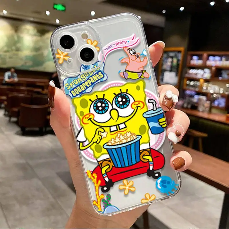 Cute Spongebob Phone 12 Pro Max Case 
