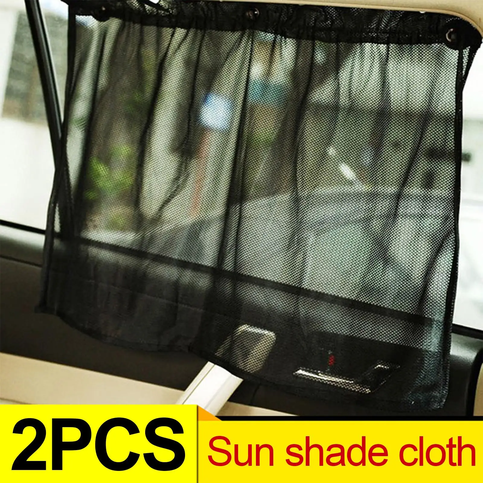 2Pcs Side Window Car Sun Shade Curtain Window Curtain for Vehicles
