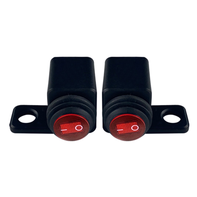 12V Motorrad Lenker Scheinwerfer Knopfsc halter Aluminium legierung Ein/Aus Nebels chein werfer Schalter links/rechts Metallsc halter – Detail 20